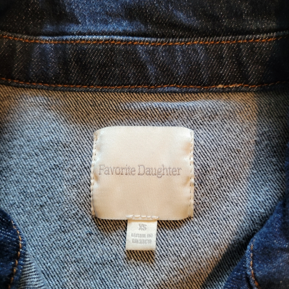 Favorite Daughter The Jane Trench In Pepper Jean Jacket Size XS - Picture 3 of 11